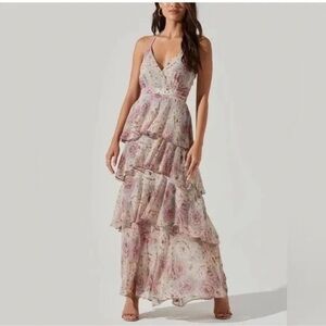 Floral Tiered Maxi Dress